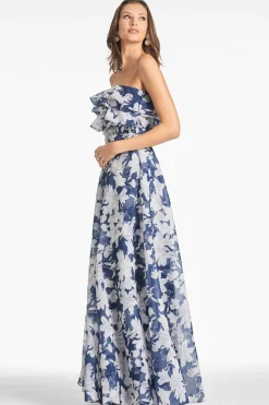Sachin & Babi Frivolla Gown - Alto Blu Fiore Best Sale