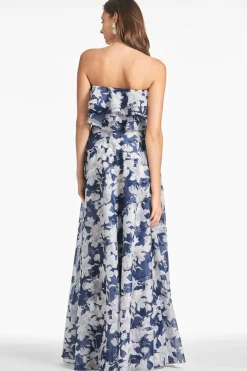 Sachin & Babi Frivolla Gown - Alto Blu Fiore Best Sale