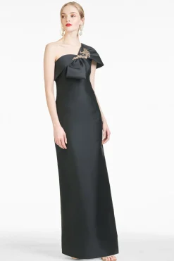 Sachin & Babi Ines Gown - Black Hot