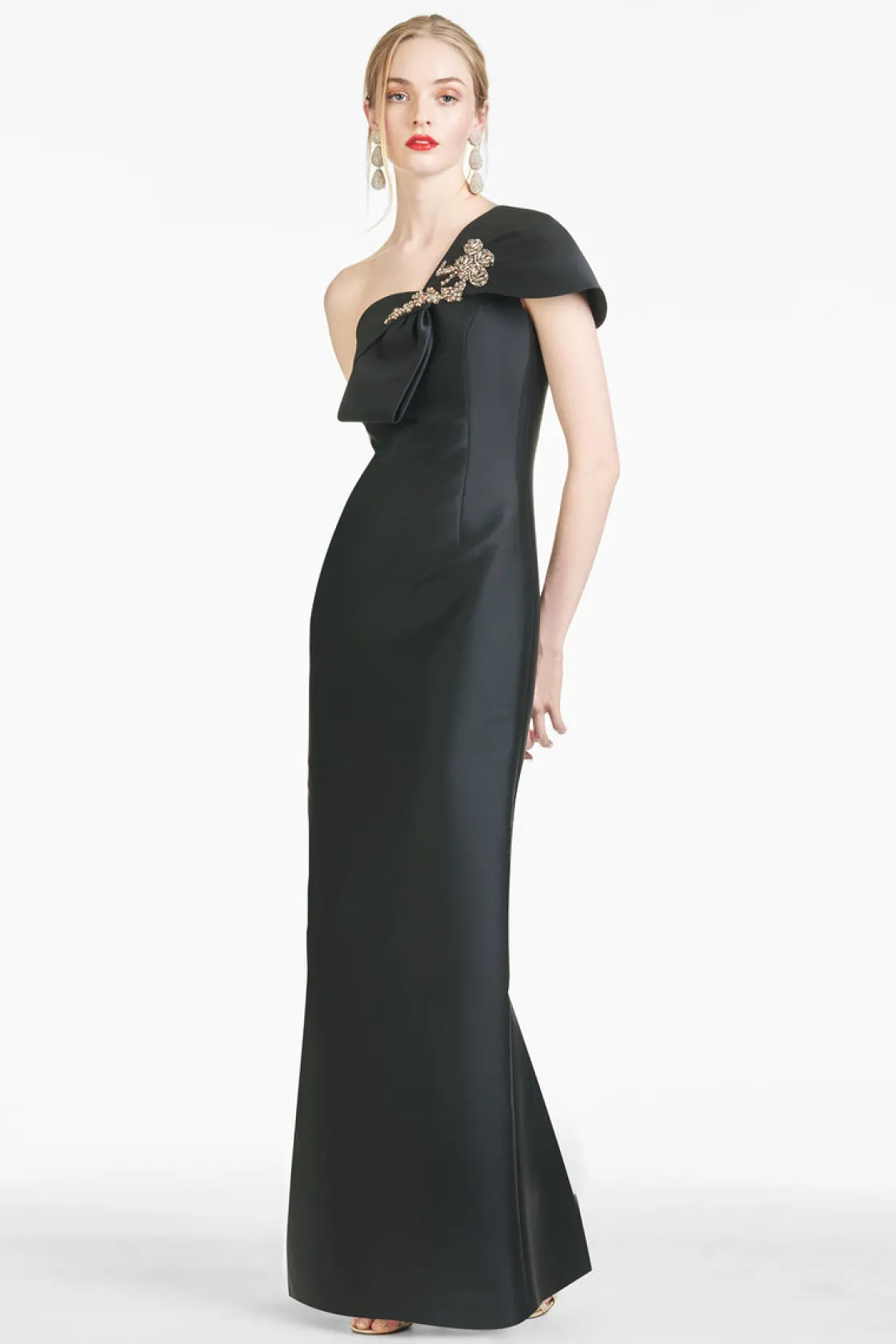 Sachin & Babi Ines Gown - Black Hot