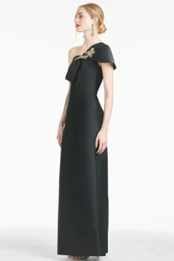 Sachin & Babi Ines Gown - Black Hot