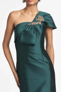 Sachin & Babi Ines Gown - Forest Green Cheap