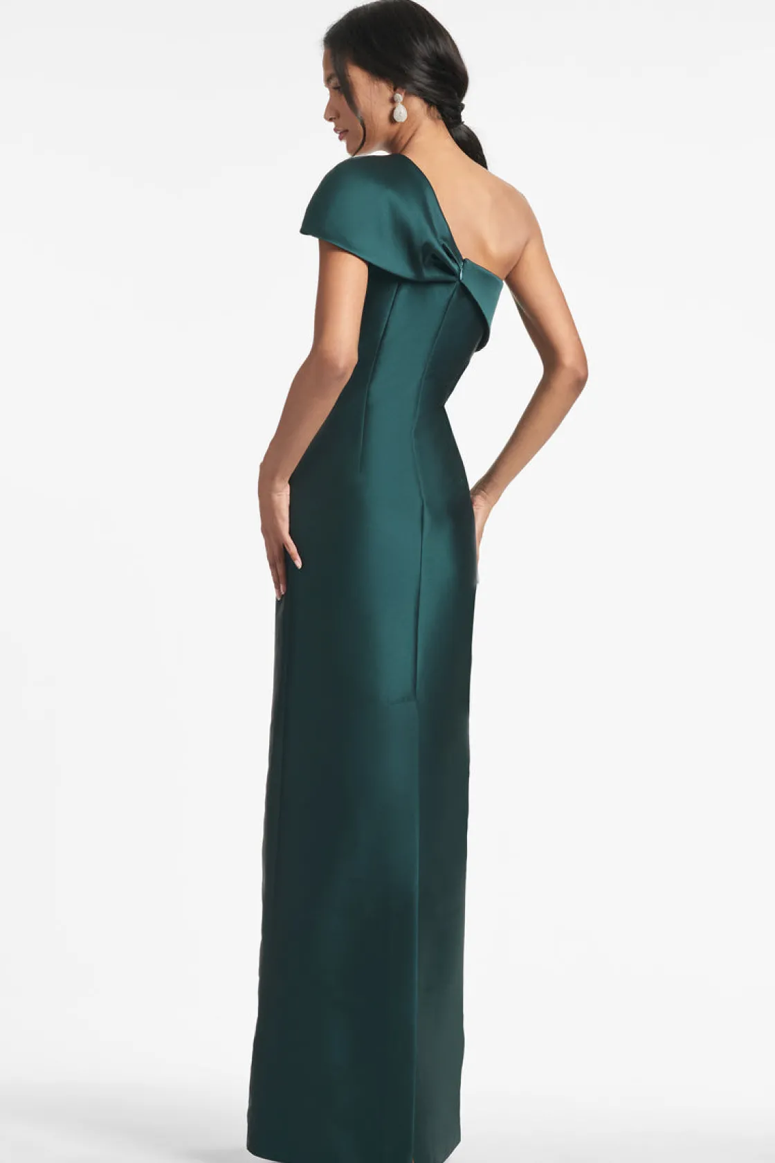 Sachin & Babi Ines Gown - Forest Green Cheap
