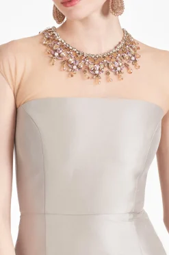 Sachin & Babi Irina Gown - Frosty Pewter Fashion