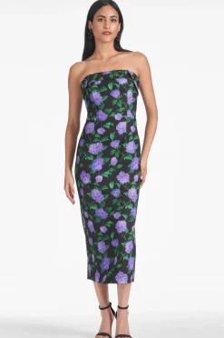 Sachin & Babi Isa Dress - Violet Garden Hot