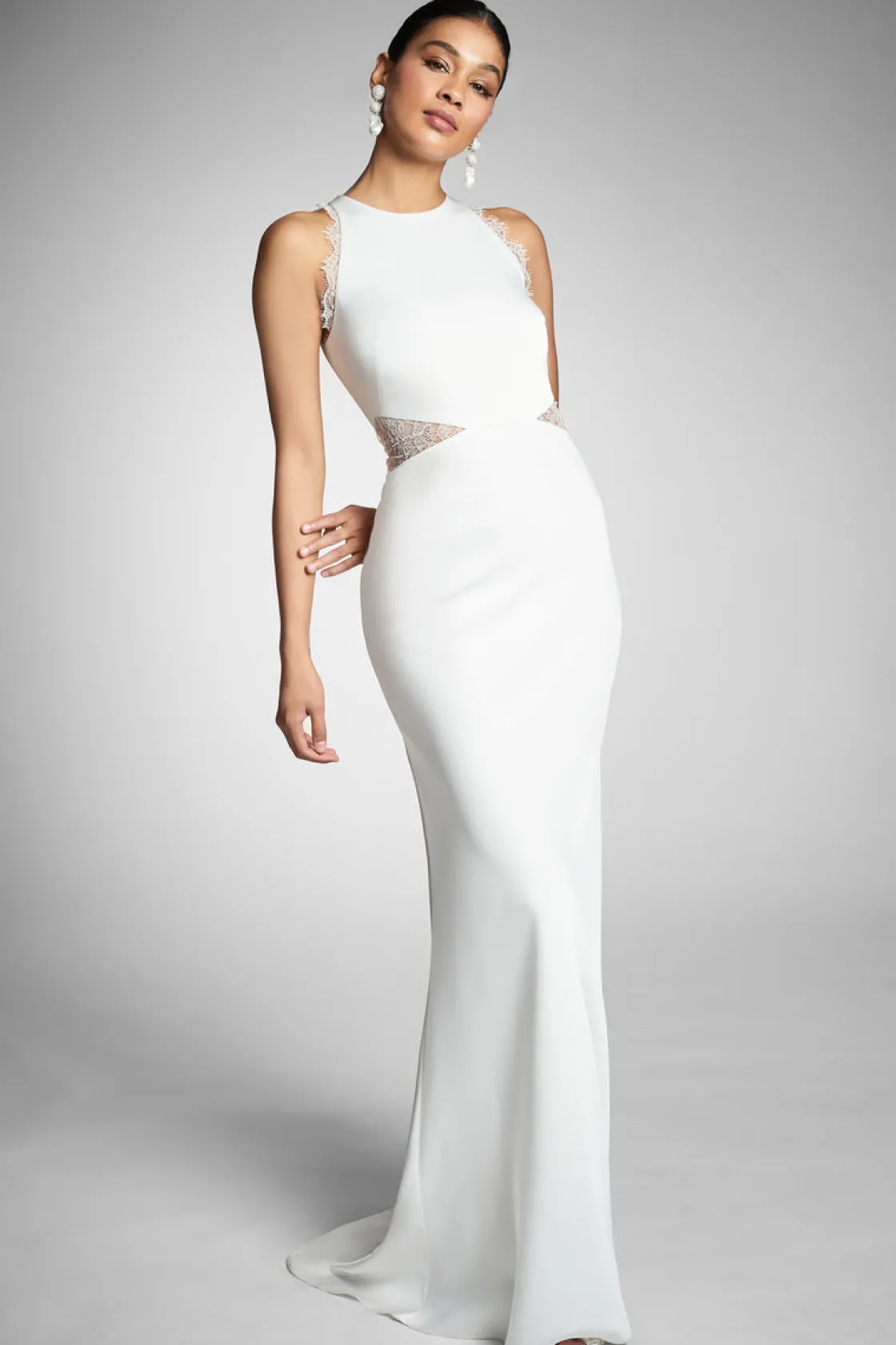 Sachin & Babi Isla Gown - Ivory Hot