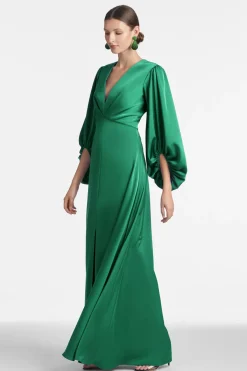 Sachin & Babi Jenny Gown - Emerald Cheap