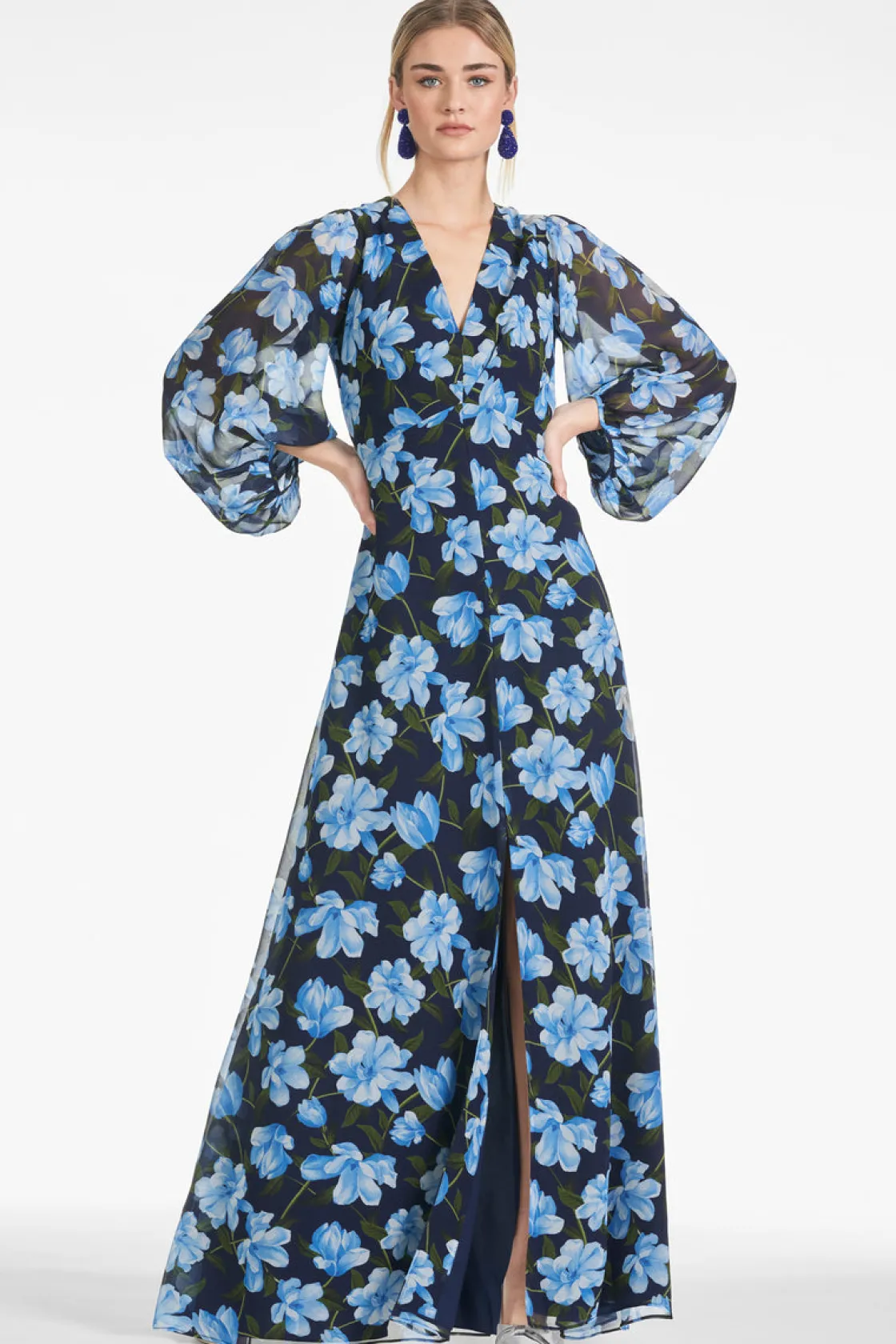 Sachin & Babi Jenny Gown - Ocean Blue Magnolia Shop