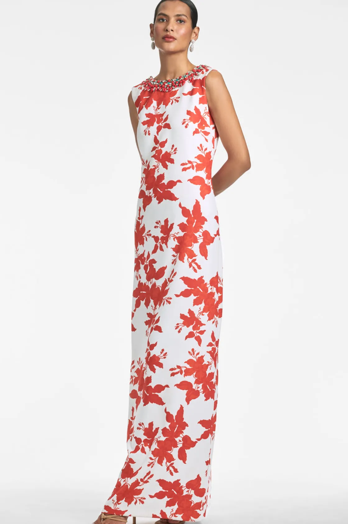 Sachin & Babi Juliana Gown - Coral Narcissus Discount