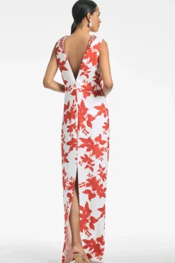 Sachin & Babi Juliana Gown - Coral Narcissus Discount