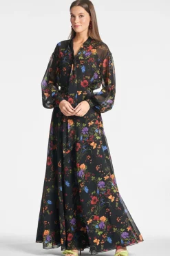 Sachin & Babi Juno Skirt - Noir Wildflower Best Sale