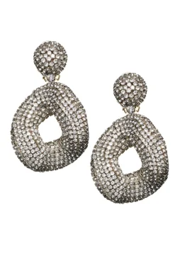 Sachin & Babi Kate Earrings - Crystals Clear Hot