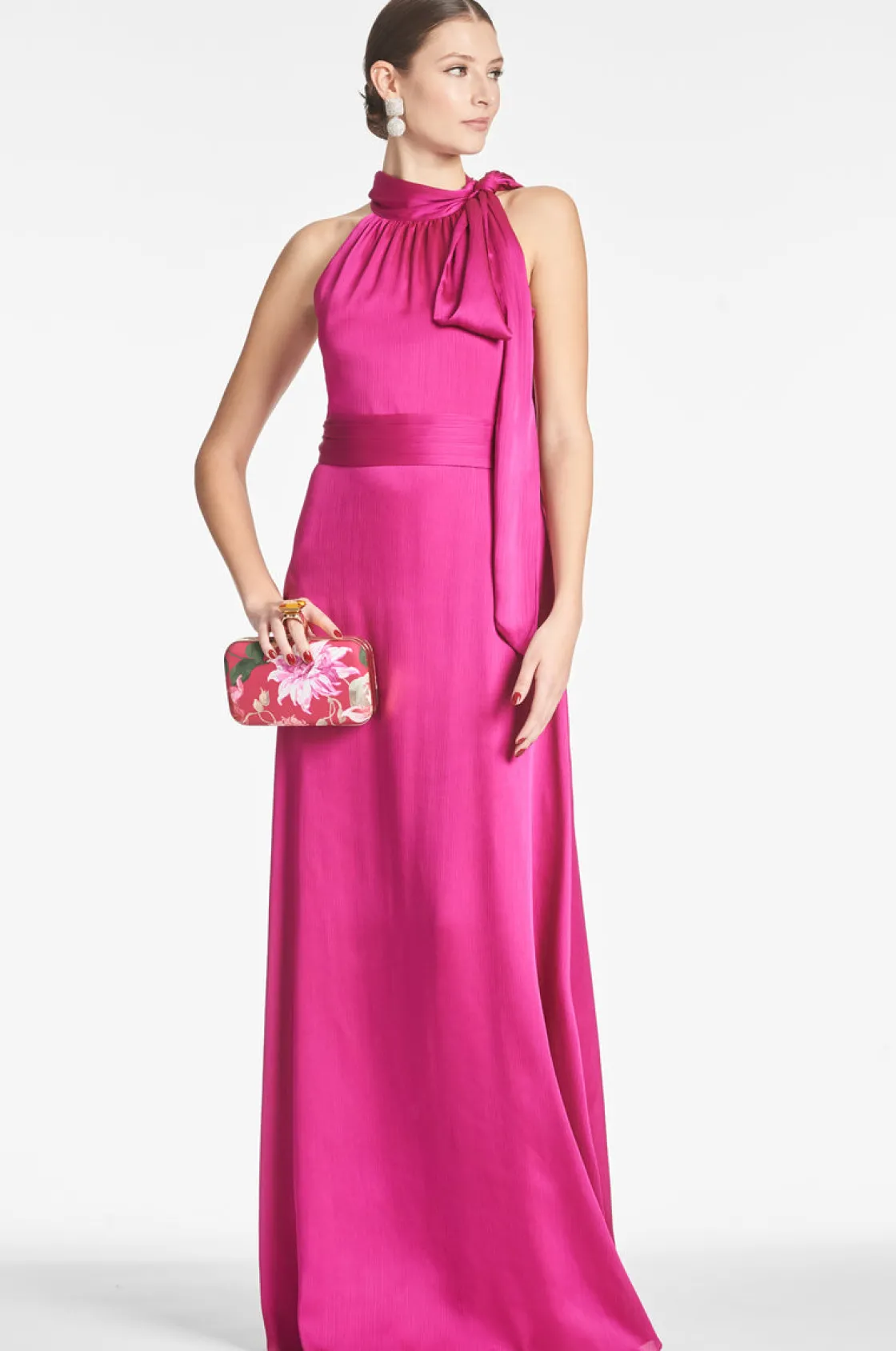 Sachin & Babi Kayla Gown - Dragonfruit Cheap