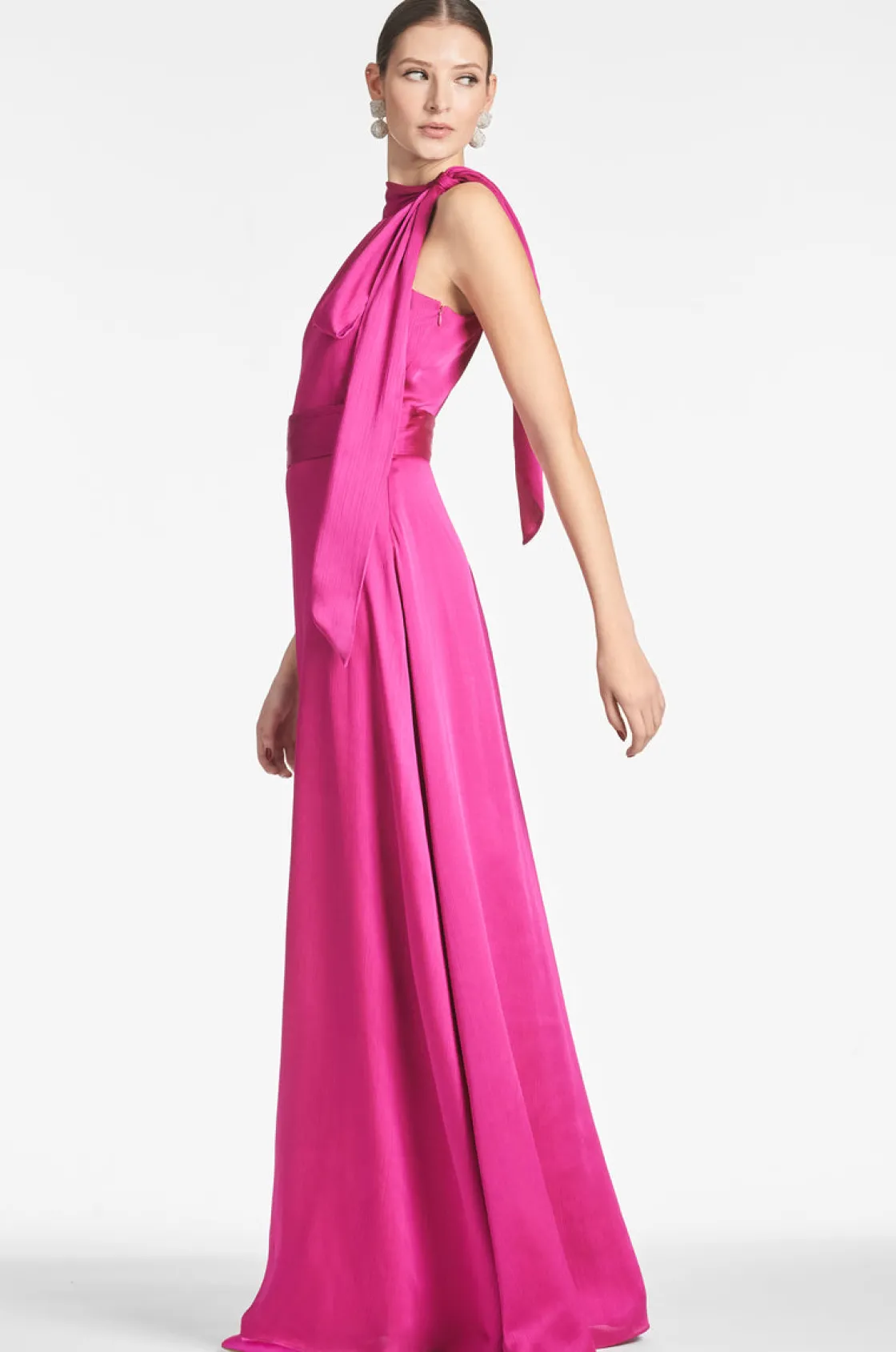 Sachin & Babi Kayla Gown - Dragonfruit Cheap