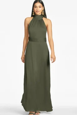 Sachin & Babi Kayla Gown - Moss Green Shop
