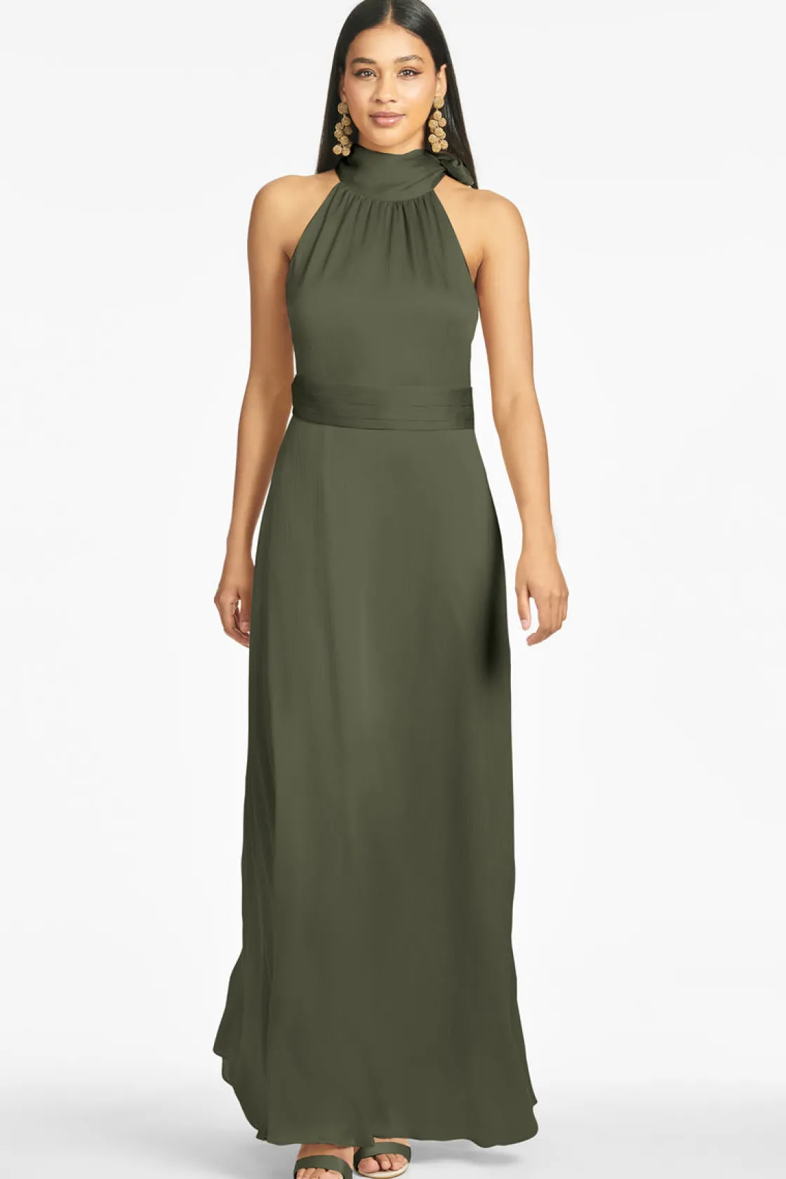 Sachin & Babi Kayla Gown - Moss Green Shop