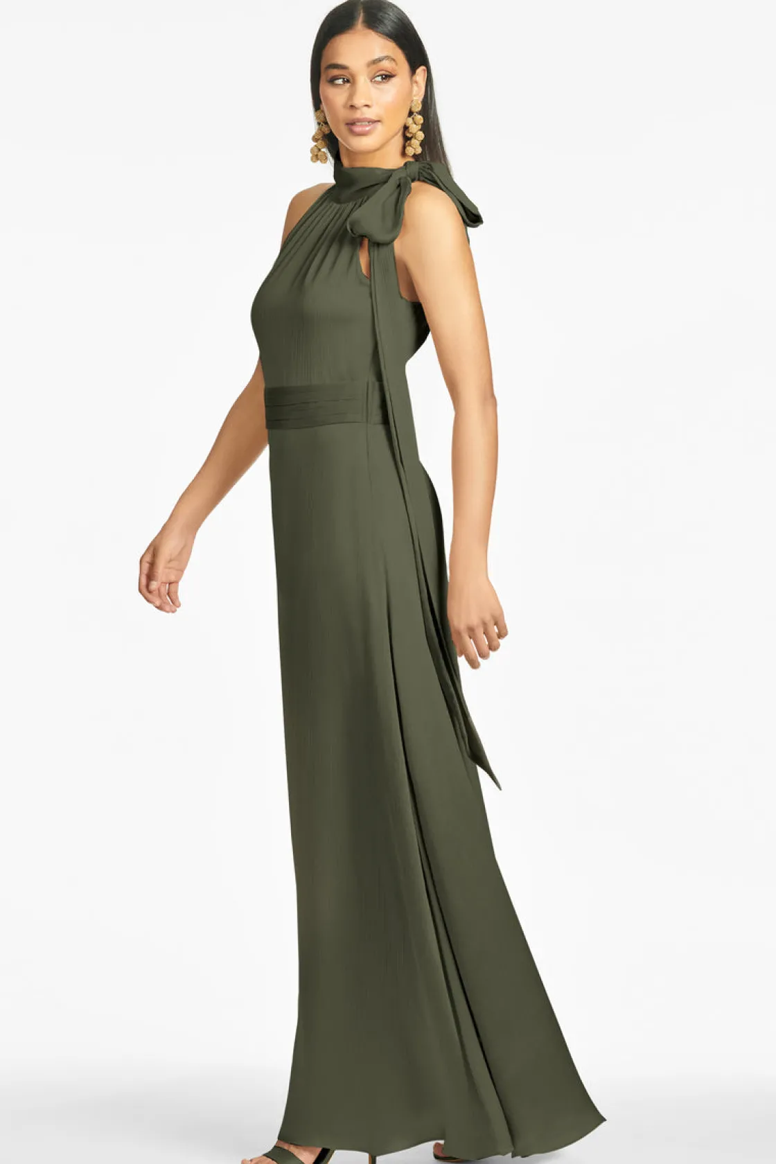 Sachin & Babi Kayla Gown - Moss Green Shop