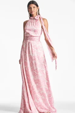 Sachin & Babi Kayla Gown - Rouge Damask Rose Clearance