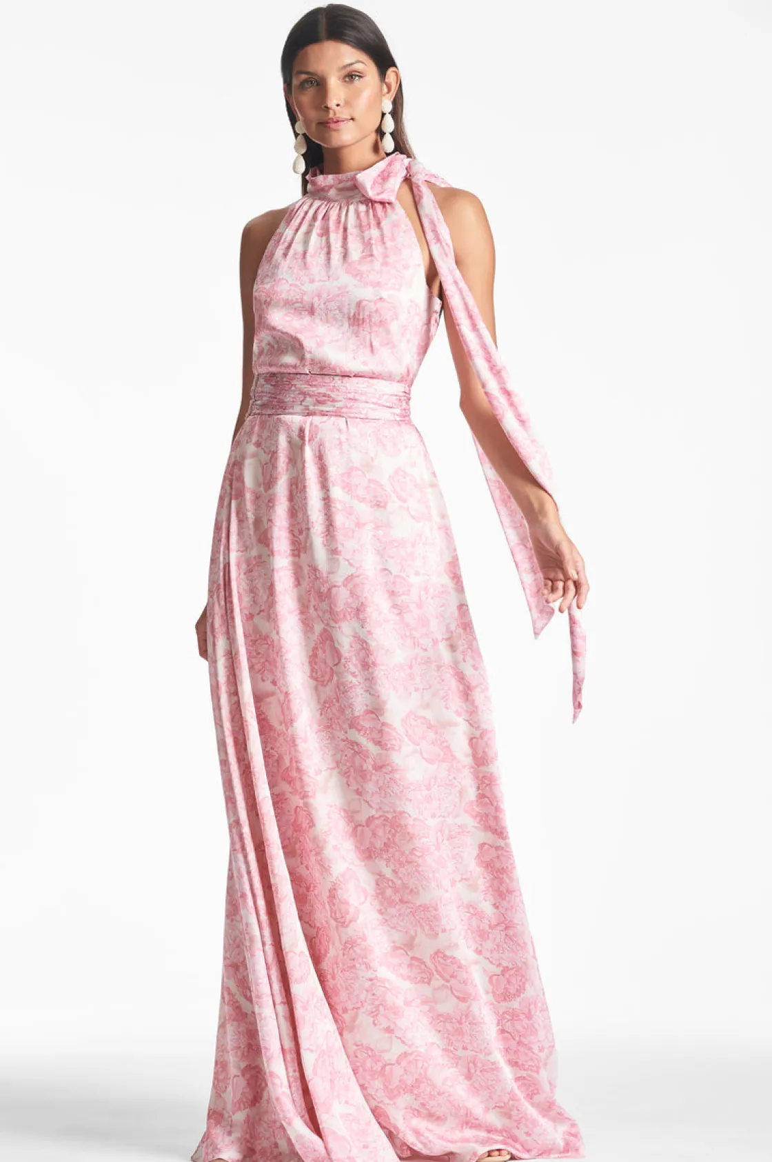 Sachin & Babi Kayla Gown - Rouge Damask Rose Clearance