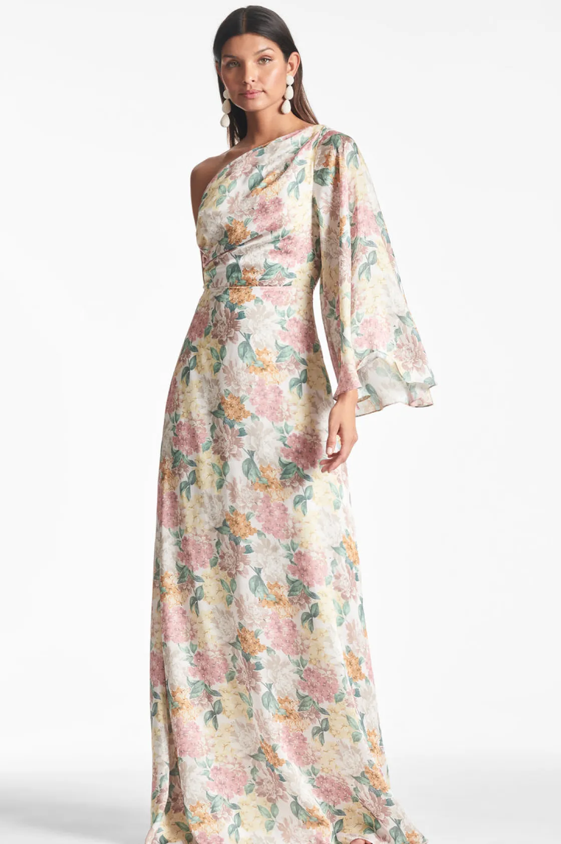 Sachin & Babi Keely Gown - Antique Bouquet Hot