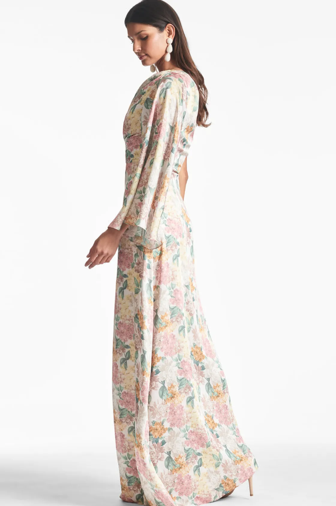 Sachin & Babi Keely Gown - Antique Bouquet Hot