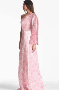 Sachin & Babi Keely Gown - Rouge Damask Rose Fashion