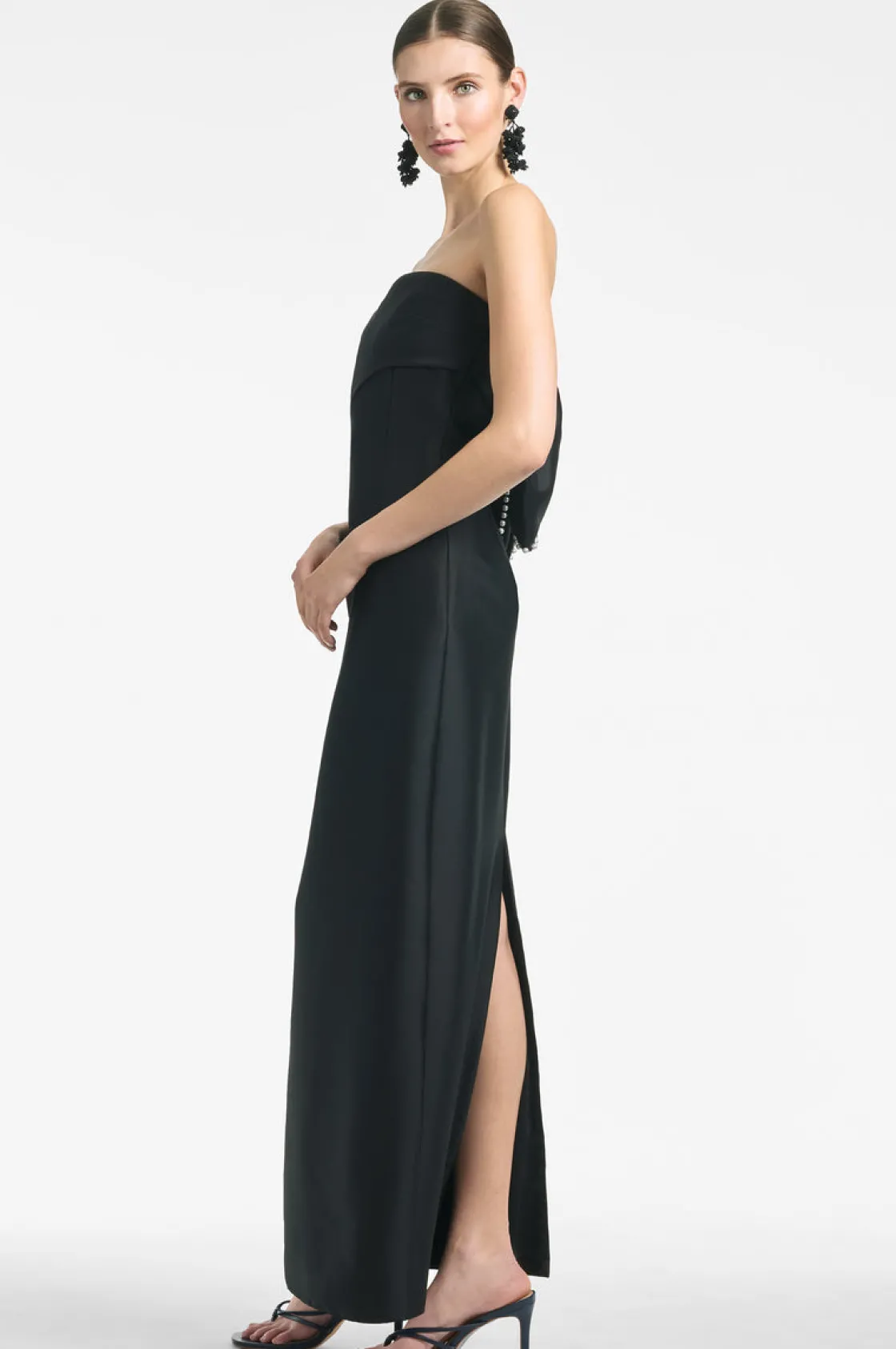 Sachin & Babi Keira Gown - Black Flash Sale