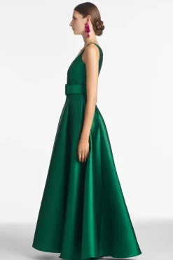 Sachin & Babi Kruse Gown - Emerald Clearance