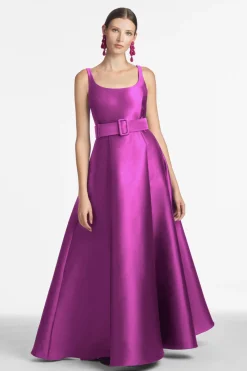 Sachin & Babi Kruse Gown - Magenta Sale