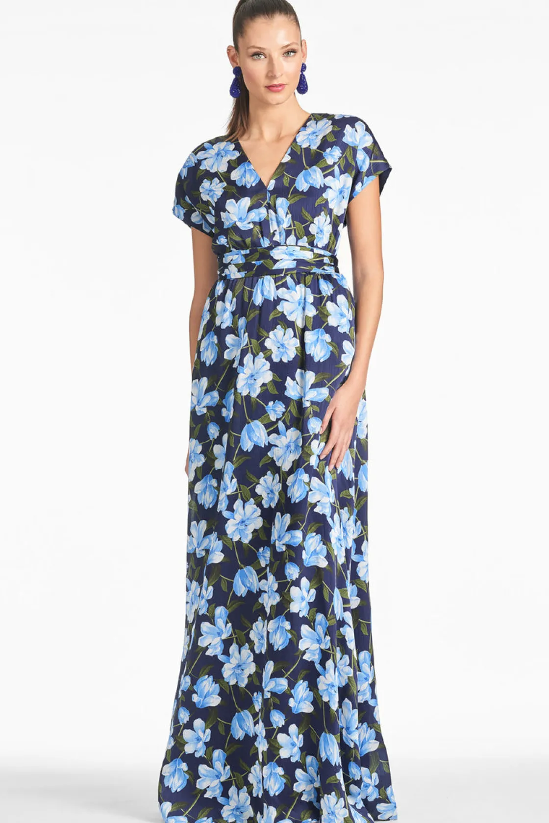 Sachin & Babi Leah Gown - Ocean Blue Magnolia Best Sale