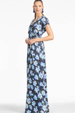 Sachin & Babi Leah Gown - Ocean Blue Magnolia Best Sale