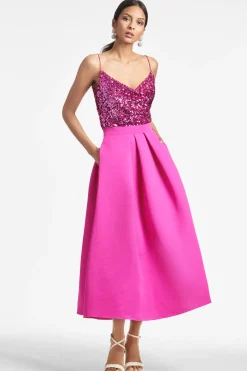 Sachin & Babi Leighton Skirt - Cerise Online
