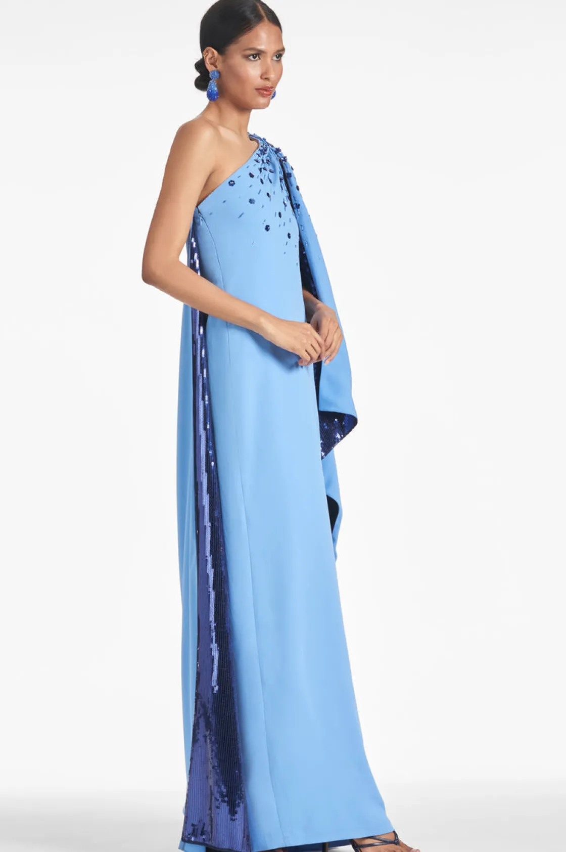 Sachin & Babi Leila Gown - Periwinkle/Sapphire Periwinkle/Sapphire Cheap
