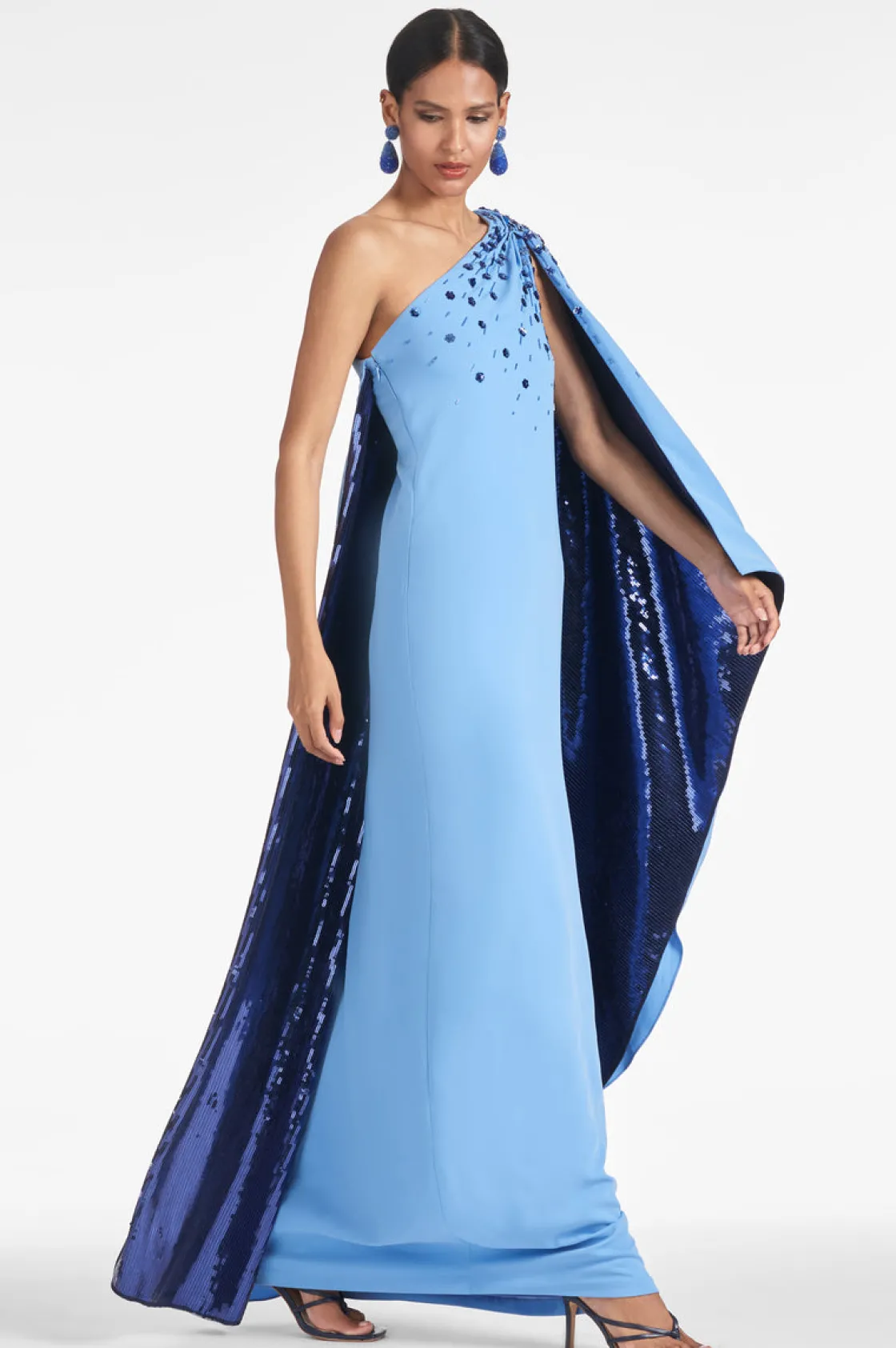 Sachin & Babi Leila Gown - Periwinkle/Sapphire Periwinkle/Sapphire Cheap
