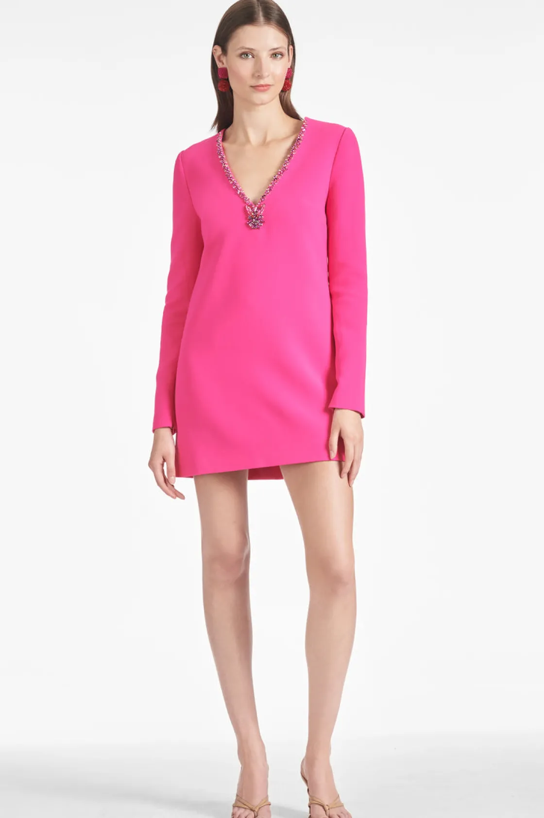 Sachin & Babi Lorelei Dress - Electric Pink Outlet