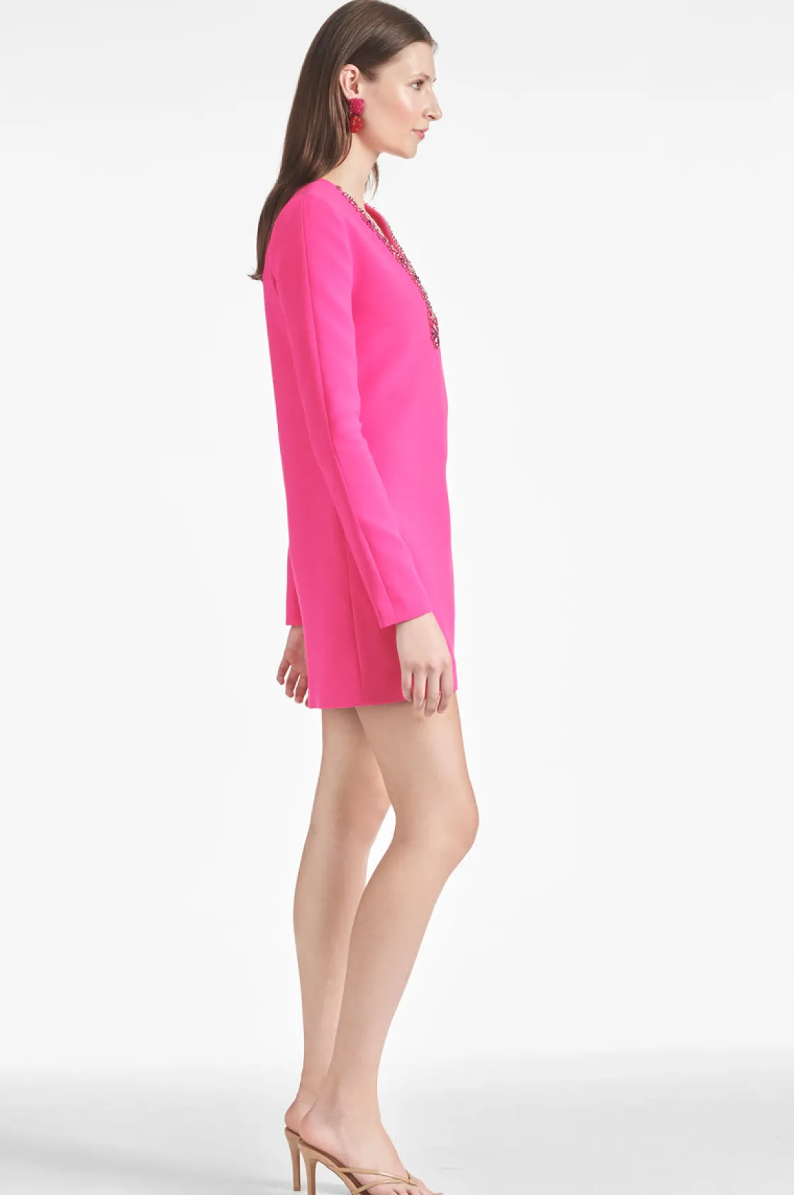 Sachin & Babi Lorelei Dress - Electric Pink Outlet