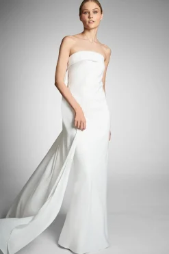 Sachin & Babi Lourdes Gown - Ivory Hot