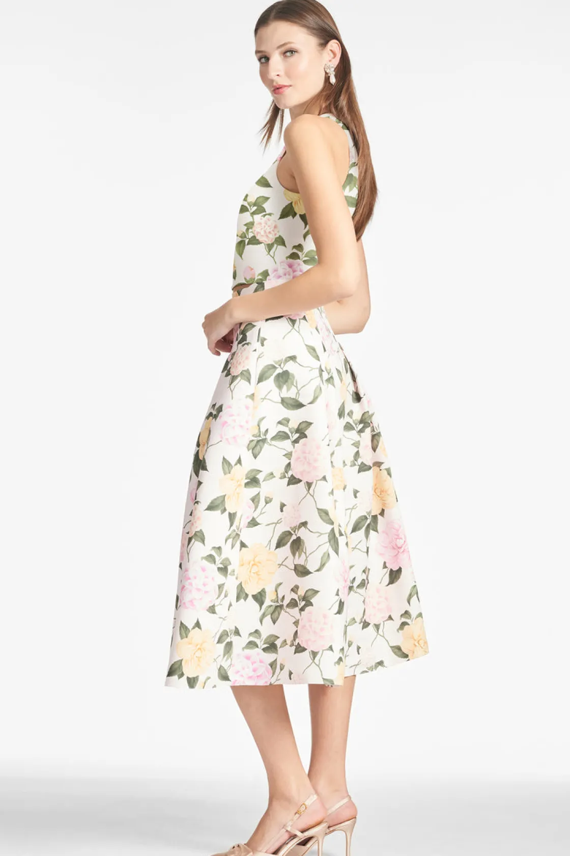 Sachin & Babi Lydia Skirt - Pink Lemonade Bouquet Best Sale