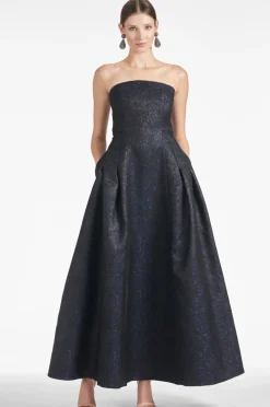 Sachin & Babi Margaux Gown - Black/Midnight Black/Midnight Discount