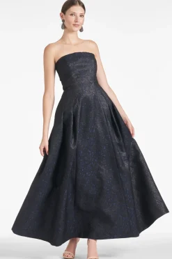 Sachin & Babi Margaux Gown - Black/Midnight Black/Midnight Discount