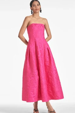 Sachin & Babi Margaux Gown - Fuchsia Sale