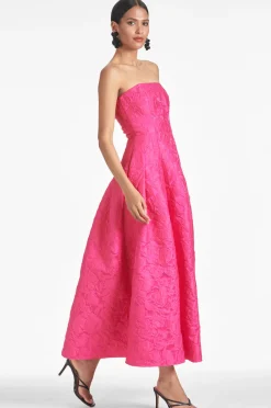 Sachin & Babi Margaux Gown - Fuchsia Sale