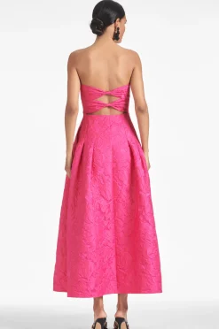 Sachin & Babi Margaux Gown - Fuchsia Sale