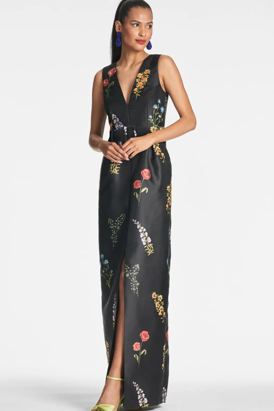 Sachin & Babi Marsden Gown - Noir Bouquet Outlet