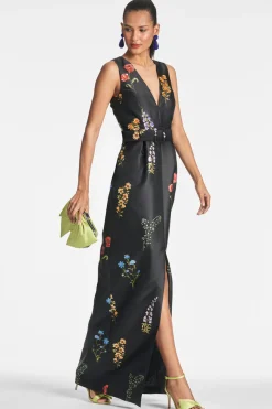 Sachin & Babi Marsden Gown - Noir Bouquet Outlet