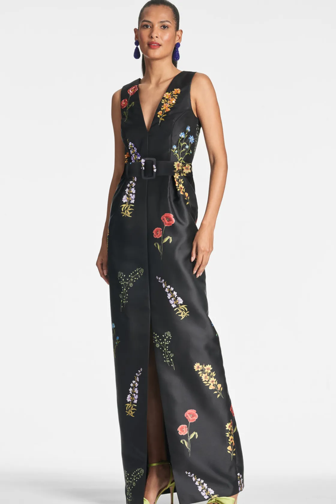 Sachin & Babi Marsden Gown - Noir Bouquet Outlet