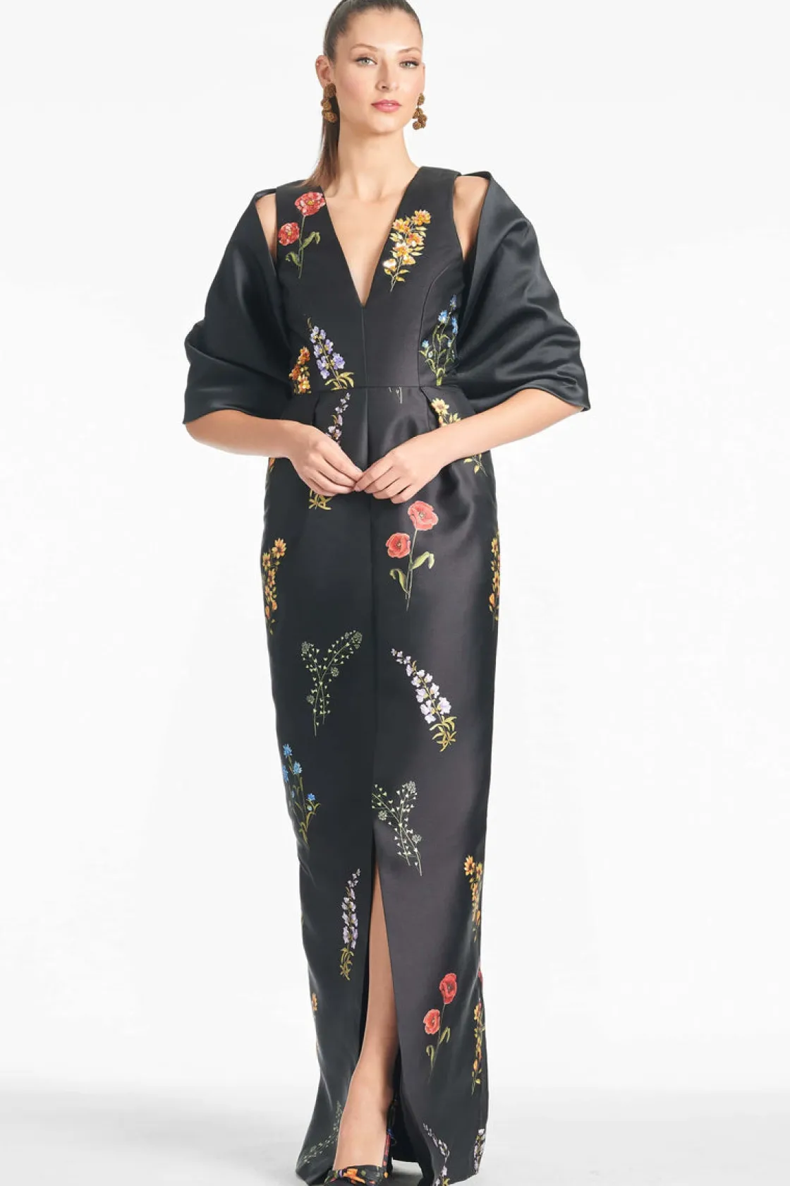 Sachin & Babi Marsden Gown - Noir Bouquet Outlet