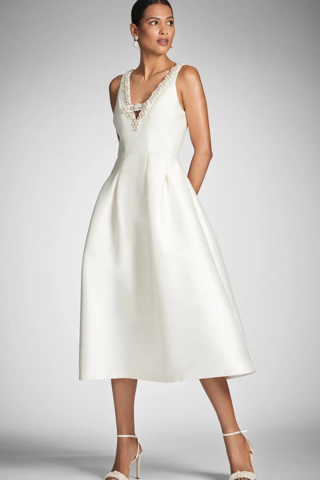 Sachin & Babi Millie Dress - Off White Sale
