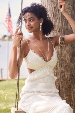 Sachin & Babi Nina Gown - Ivory New