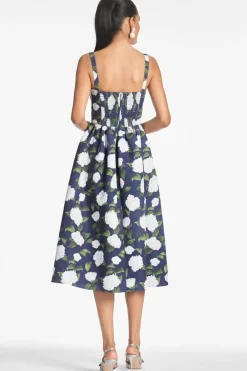 Sachin & Babi Olena Dress - Navy/Ivory Moonlit Garden Navy/Ivory Moonlit Garden Flash Sale
